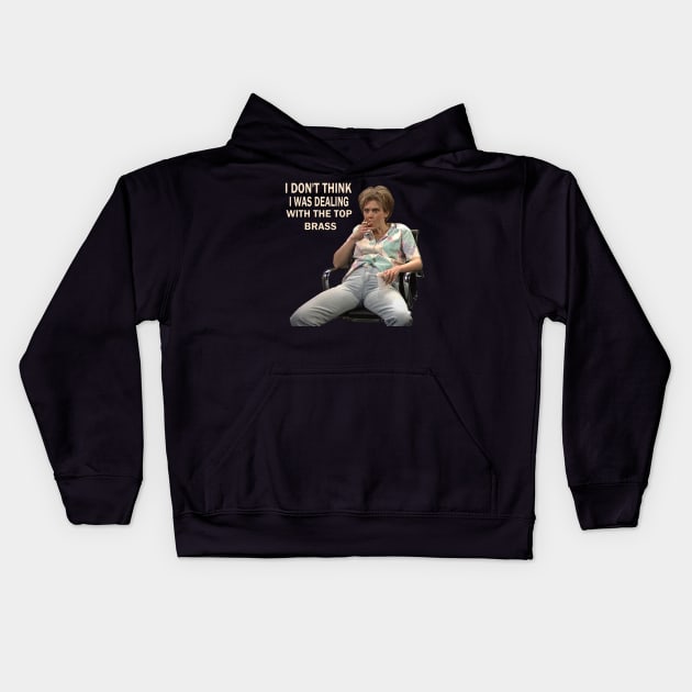 Kate Mckinnon - Dealing with the top brass Kids Hoodie by erd's